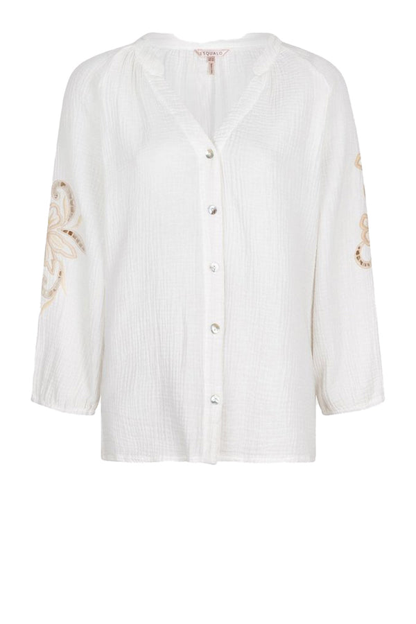 ESQUALO blouse lange mouw - Solange Fashion