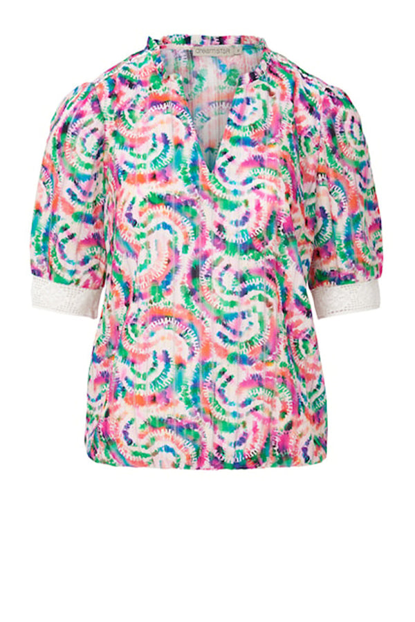 DREAMSTAR blouse korte mouw - Solange Fashion