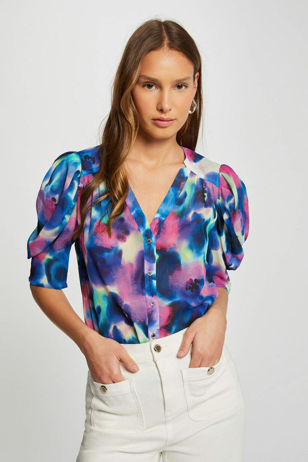 MORGAN blouse korte mouw - Solange Fashion