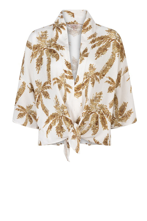ESQUALO blouse korte mouw - Solange Fashion