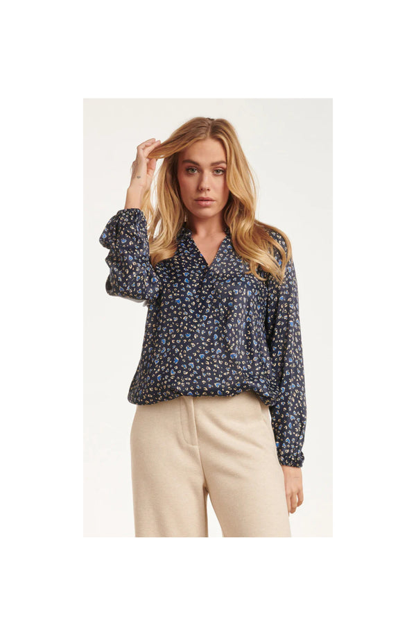 SMASHED LEMON blouse lange mouw