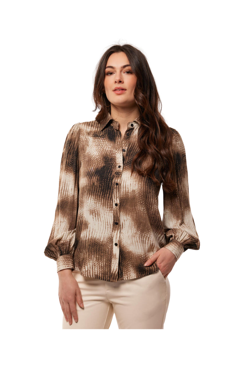 C&S THE LABEL blouse lange mouw