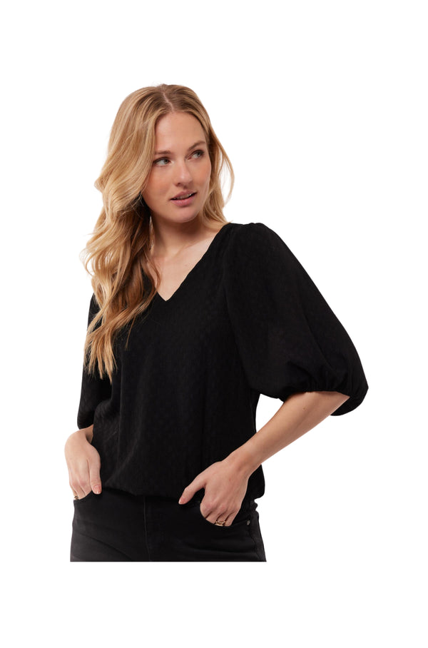 C&S THE LABEL blouse korte mouw