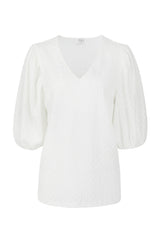 C&S THE LABEL blouse korte mouw