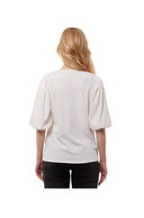 C&S THE LABEL blouse korte mouw