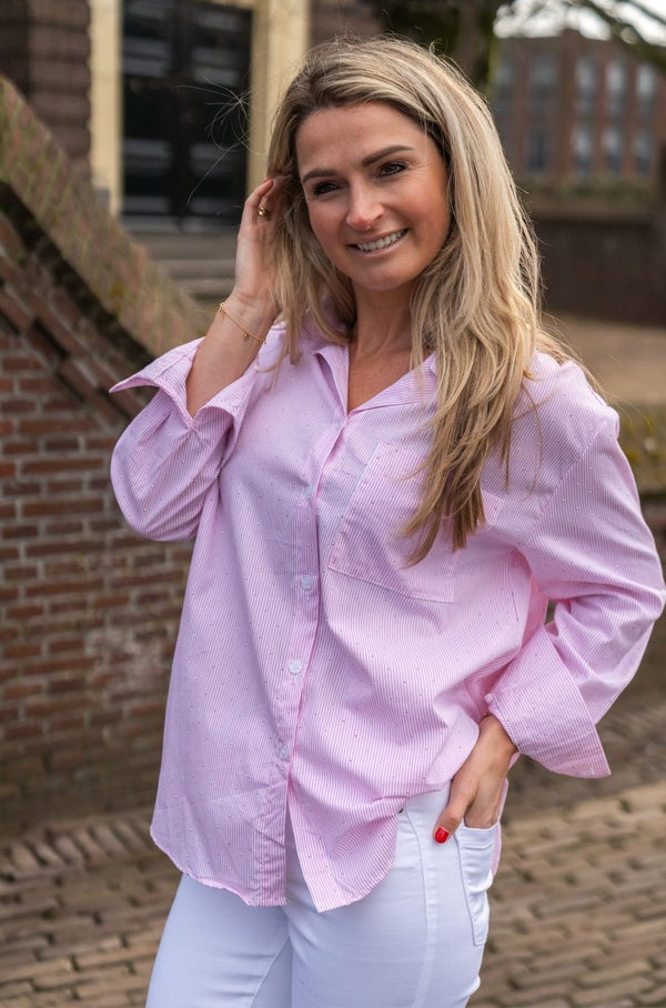 SOLANGE blouse lange mouw