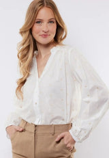 C&S THE LABEL blouse lange mouw