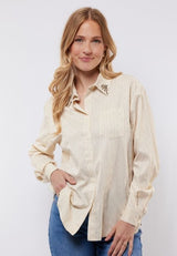 C&S THE LABEL blouse lange mouw