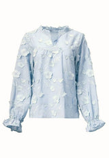 SMASHED LEMON top lange mouw