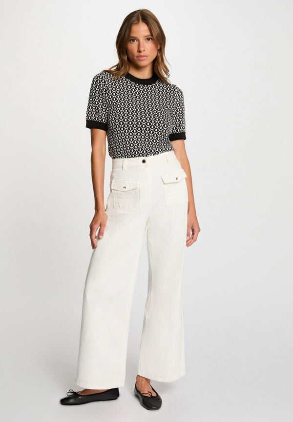 MORGAN top korte mouw