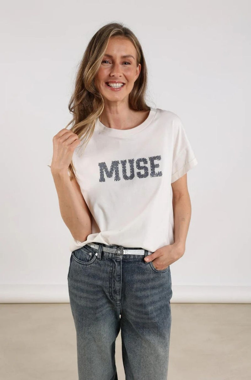 NUKUS top korte mouw