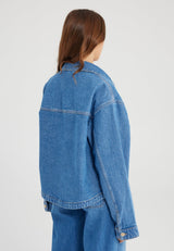 CUP OF JOE DENIM blouse lange mouw