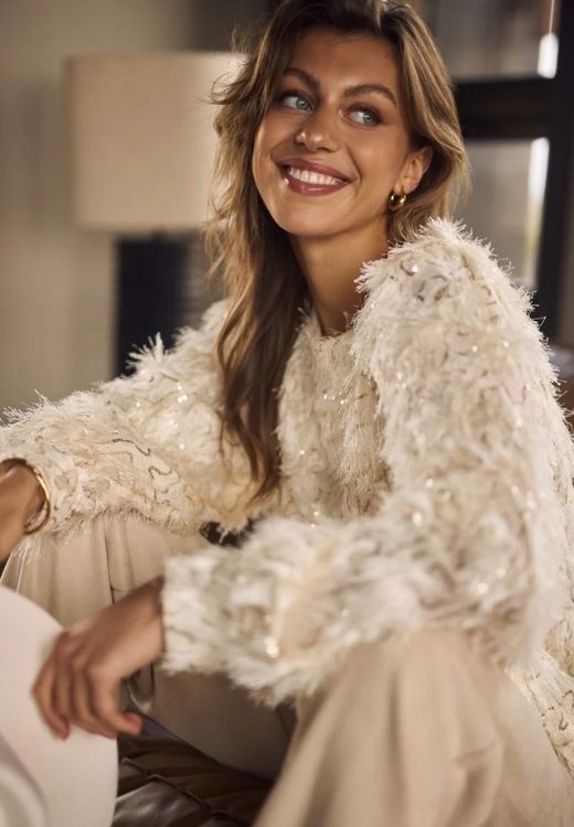 NUKUS top lange mouw