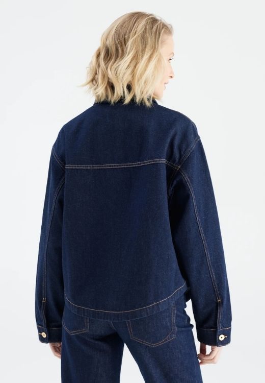 CUP OF JOE DENIM blouse lange mouw