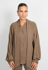 C&S THE LABEL blouse lange mouw