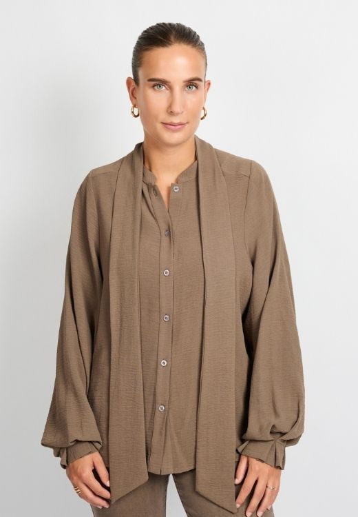 C&S THE LABEL blouse lange mouw