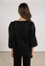 NUKUS blouse korte mouw