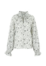C&S THE LABEL blouse lange mouw