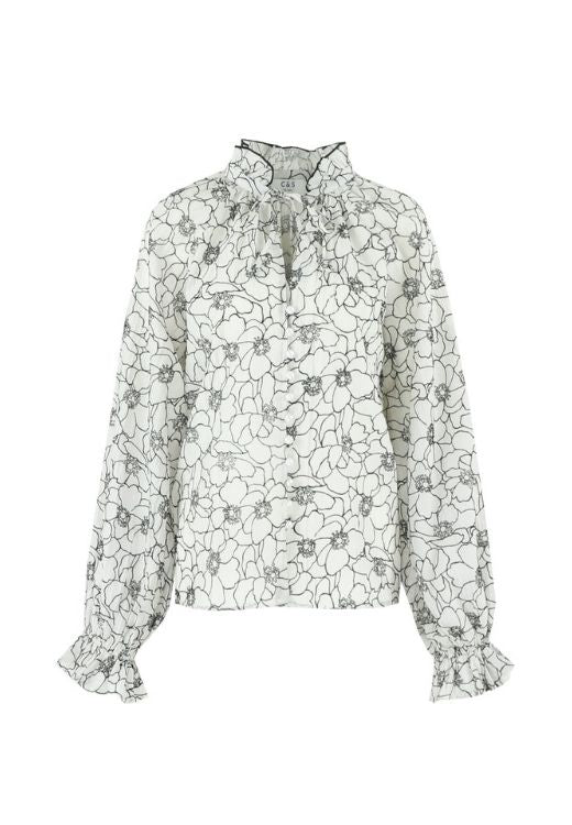C&S THE LABEL blouse lange mouw