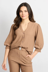 C&S THE LABEL blouse lange mouw