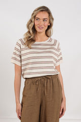 NUKUS top korte mouw