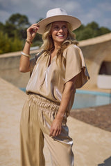 NUKUS top korte mouw