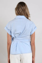 NUKUS blouse korte mouw