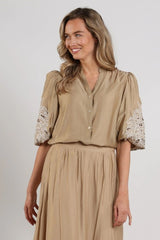 NUKUS blouse lange mouw
