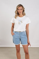 NUKUS top korte mouw