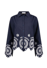 NUKUS blouse lange mouw