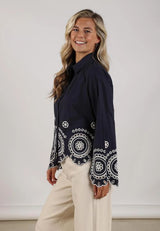 NUKUS blouse lange mouw