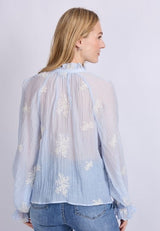 C&S THE LABEL blouse lange mouw