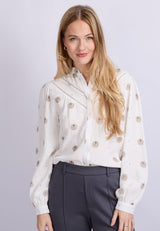 C&S THE LABEL blouse lange mouw