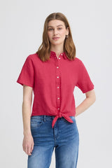 ICHI blouse korte mouw