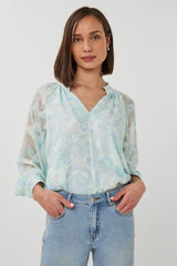 ESQUALO blouse lange mouw