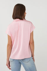 ESQUALO blouse korte mouw