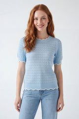 SOLANGE top korte mouw