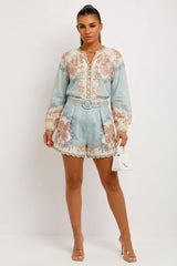 SOLANGE blouse lange mouw