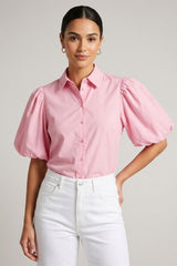 SOLANGE blouse korte mouw