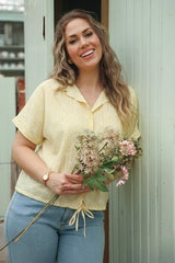ENJOY blouse korte mouw