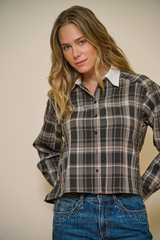 ESQUALO blouse lange mouw