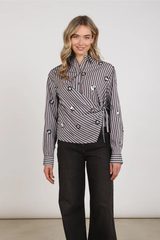 NUKUS blouse lange mouw