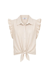 SOLANGE blouse korte mouw