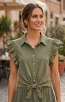 SOLANGE blouse korte mouw