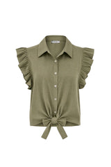 SOLANGE blouse korte mouw