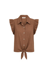 SOLANGE blouse korte mouw
