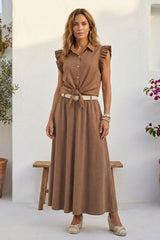 SOLANGE blouse korte mouw