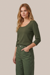 C&S THE LABEL top korte mouw