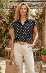 SOLANGE top korte mouw