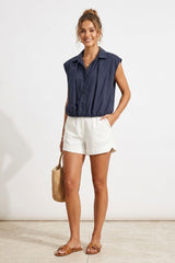 SOLANGE top korte mouw